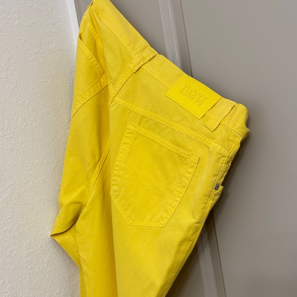 Versace Jeans Collection Yellow Pants